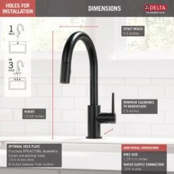 Trinsic Single-Handle Pull-Down Sprayer Kitchen Faucet With MagnaTite Docking In Matte Black 24 Trinsic Single-Handle Pull-Down Sprayer Kitchen Faucet With MagnaTite Docking In Matte Black -Household Items Sales d20aada934bd6b76f7d366b9d5c6d840 1800x1800