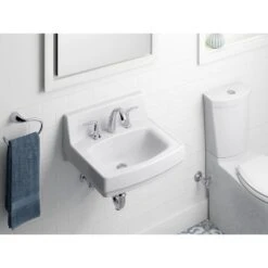 KOHLER Greenwich Wall-Mount Vitreous China Bathroom Sink In White With Overflow Drain -Household Items Sales d48d2cfe3dd1c5af03043932ceb88bd5 1800x1800