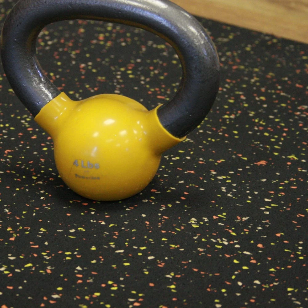 Rubber-Cal "Elephant Bark" Rubber Flooring - 3/16 In. X 4 Ft. X 4.5 Ft. - Red Dot 6 Rubber-Cal "Elephant Bark" Rubber Flooring - 3/16 In. X 4 Ft. X 4.5 Ft. - Red Dot - Image 4