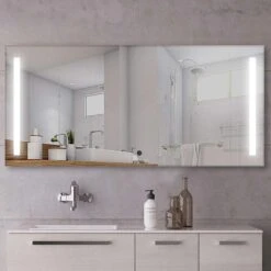 60 in. X 28 In. White LED Lighted Wall Mirror With Rock Switch -Household Items Sales d632641c7fc76bae95c471d264482fcb 1800x1800