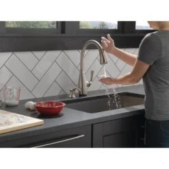 Dominic Single-Handle Pull-Down Sprayer Kitchen Faucet With Touch2O & ShieldSpray Technology In SpotShield Stainless -Household Items Sales da2b28c63f52ca52e16c2d635509a464 1800x1800