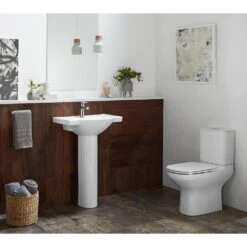 KOHLER Veer 24 In. Vitreous China Pedestal Sink Basin In White With Overflow Drain -Household Items Sales da4482053f505d77a1e3cf7be3ede07f 1800x1800