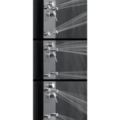 65 In. 8-Jet Shower Panel System In Space Gray Brushed Stainless Steel With Rainfall Waterfall Shower Head And Wand 20 65 In. 8-Jet Shower Panel System In Space Gray Brushed Stainless Steel With Rainfall Waterfall Shower Head And Wand -Household Items Sales dc867ce433ad62ee289c414ef196e2dd 1800x1800