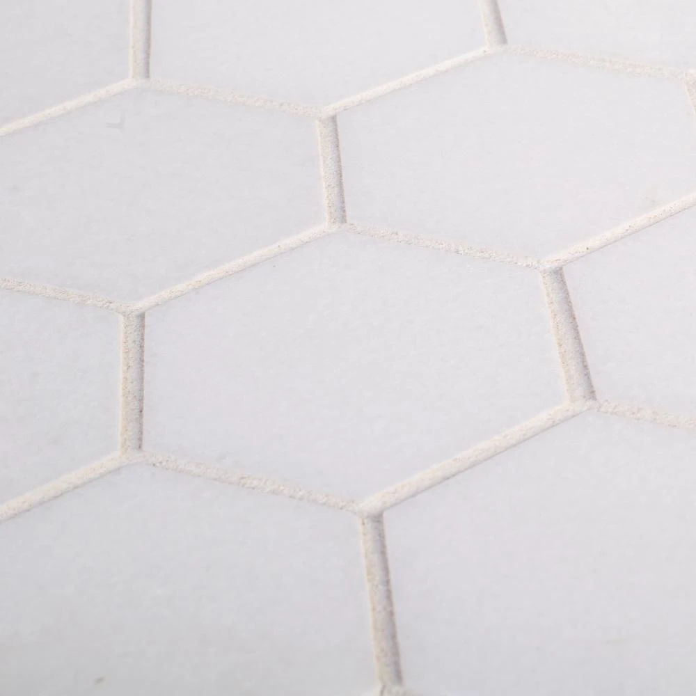 Jeffrey Court Dream Hex White 10.875 In. X 9.5 In. X 8 Mm Honed Natural Stone Mosaic Floor And Wall Tile 3 Jeffrey Court Dream Hex White 10.875 In. X 9.5 In. X 8 Mm Honed Natural Stone Mosaic Floor And Wall Tile