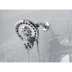 SideKick Two-in-One 5-Spray Dual Showerhead And Handheld Showerhead With Pause In Chrome -Household Items Sales e146a0a887abbbf8a308bb0680e0cbbe 1800x1800