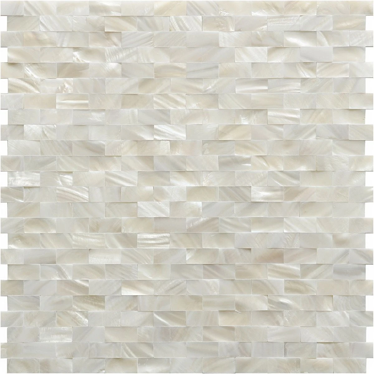 Bond Tile Easy Luxe Mother Of Pearl Brick 11.31 In. X 11.81 In. Peel And Stick Tile (0.92 Sq. Ft. / Sheet) 7 Bond Tile Easy Luxe Mother Of Pearl Brick 11.31 In. X 11.81 In. Peel And Stick Tile (0.92 Sq. Ft. / Sheet) - Image 5