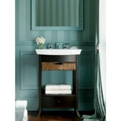 KOHLER Archer 20-7/16 In. Vitreous China Pedestal Sink Basin In White With Overflow Drain -Household Items Sales e1f353514602eded65171798ab71c074 1800x1800