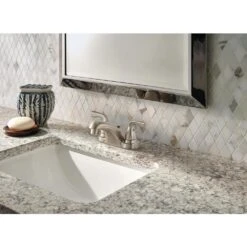 Foundations 4 In. Centerset 2-Handle Bathroom Faucet In Brushed Nickel -Household Items Sales e6fdd94683ba6be1d86d7d70297caa34 1800x1800