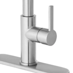 Statham Single-Handle Rubber Hose Spring Neck Kitchen Faucet With TurboSpray And FastMount In Stainless Steel 15 Statham Single-Handle Rubber Hose Spring Neck Kitchen Faucet With TurboSpray And FastMount In Stainless Steel -Household Items Sales e77e2f30a6f1996046aa1ca302f44c85 1800x1800