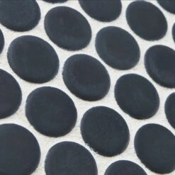 Merola Tile Hudson Penny Round Matte Black 12 In. X 12-5/8 In. X 5 Mm Porcelain Mosaic Tile (10.74 Sq. Ft. / Case) -Household Items Sales ea8b1afa3af741f256bcfced11919dca 1800x1800