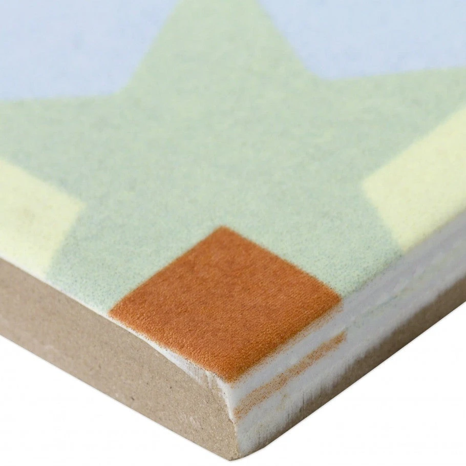 Uffizi Multicolored Encaustic 9x9 Glazed Porcelain Tile 8 Uffizi Multicolored Encaustic 9x9 Glazed Porcelain Tile - Image 6