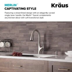 Merlin Single-Handle Pull-Down Sprayer Kitchen Faucet With Dual Function Sprayhead In Spot Free Stainless Steel -Household Items Sales efcbf1f5c0e250a9fd923fd5fc81fc6f 1800x1800