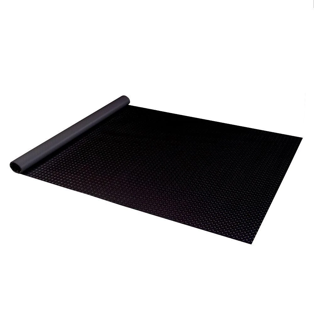 Diamond Deck 5 Ft. X 20 Ft. Black Textured PVC Rollout Flooring 7 Diamond Deck 5 Ft. X 20 Ft. Black Textured PVC Rollout Flooring - Image 5