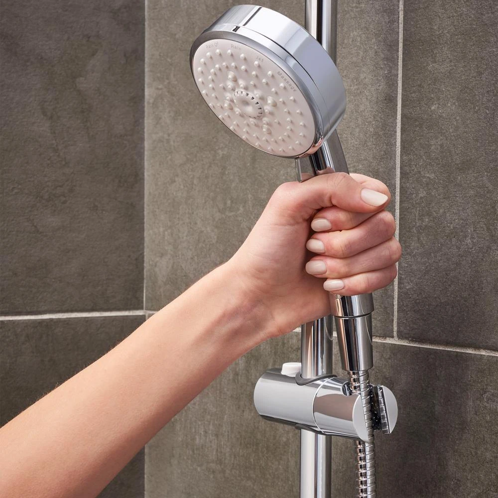 Vitalio 5-spray 7 In. Dual Shower Head And Handheld Shower Head In Chrome 9 Vitalio 5-spray 7 In. Dual Shower Head And Handheld Shower Head In Chrome - Image 7