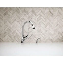 Trielle Single-Handle Pull-Down Sprayer Kitchen Faucet In Chrome -Household Items Sales f2cd267a5b84452fe117ee8f271f4750 1800x1800