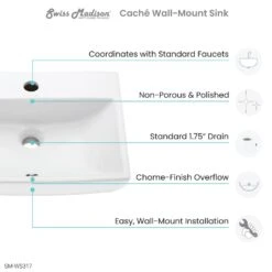 Swiss Madison Sublime Compact Ceramic Wall Hung Sink In White 18 Swiss Madison Sublime Compact Ceramic Wall Hung Sink In White -Household Items Sales f53584fb166436e56f40dd0ff2fb8581 1800x1800