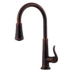 Ashfield Single-Handle Pull-Down Sprayer Kitchen Faucet In Rustic Bronze -Household Items Sales f57f7654e83df42d03280074f5a52e26 1800x1800