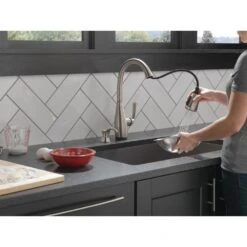 Dominic Single-Handle Pull-Down Sprayer Kitchen Faucet With Touch2O & ShieldSpray Technology In SpotShield Stainless -Household Items Sales f856baf0b12664e4ce9a9c5dab12006f 1800x1800