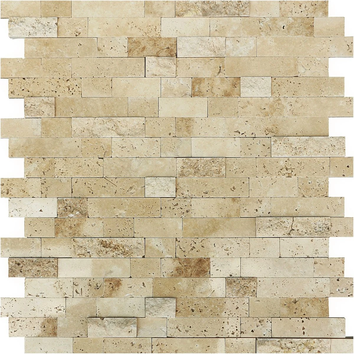 Bond Tile Easy Luxe Brick Crema 10.82 In. X 11.8 In. Marble Peel And Stick Tile (0.88 Sq. Ft. / Sheet) 7 Bond Tile Easy Luxe Brick Crema 10.82 In. X 11.8 In. Marble Peel And Stick Tile (0.88 Sq. Ft. / Sheet) - Image 5