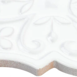 Bond Tile Roma Florid White 6.25 In. X 7.25 In. Ceramic Arabesque Wall Tile (30 Pieces 4.84 Sq. Ft. / Box) -Household Items Sales f9310e1c 1a84 48ad 9ae7 9447d55e40ca.9fca5e4c8194e2fb5531b1df604ec7de 1800x1800