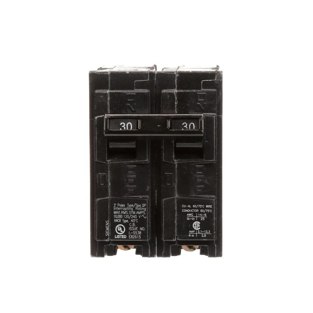30 Amp Double-Pole Type QP Circuit Breaker 4 30 Amp Double-Pole Type QP Circuit Breaker - Image 2