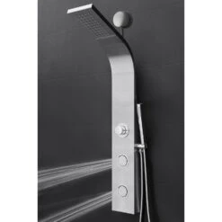 39 In. 2-Jet Easy Connect Shower Panel System In Stainless Steel With Rainfall Waterfall Shower Head And Shower Wand 20 39 In. 2-Jet Easy Connect Shower Panel System In Stainless Steel With Rainfall Waterfall Shower Head And Shower Wand -Household Items Sales fb93368dd2964bd37ebbf5ad8e4980f1 1800x1800