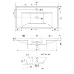 Nameeks ML Wall Mounted Bathroom Sink In White 7 Nameeks ML Wall Mounted Bathroom Sink In White -Household Items Sales fc084e3066cc3816e00f935cf9c7d0e9 1800x1800