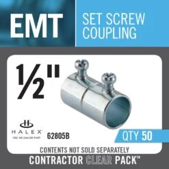 1/2 In. Electric Metallic Tube (EMT) Set-Screw Coupling (50-Pack) -Household Items Sales fd43ad7b8ac44fddef68d6a1d087c8e2 1800x1800