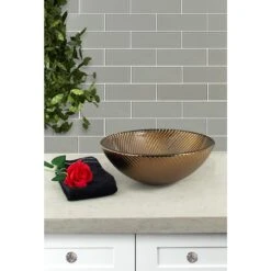 MSI Pebble 3 In. X 9 In. X 8mm Glossy Glass Gray Subway Tile (3.8 Sq. Ft. /case) 21 MSI Pebble 3 In. X 9 In. X 8mm Glossy Glass Gray Subway Tile (3.8 Sq. Ft. /case) -Household Items Sales fe54ccc088ba62924bdcd383a282bd56 1800x1800