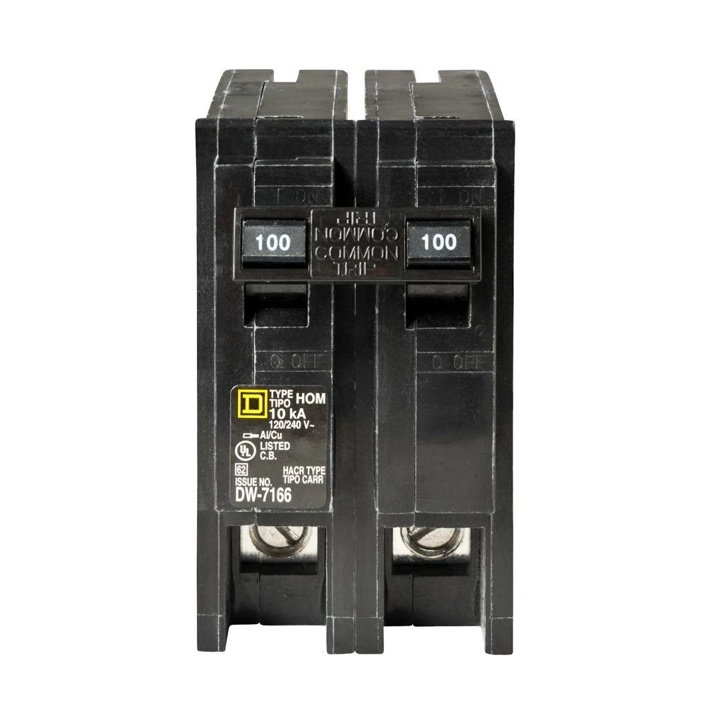Homeline 100 Amp 2-Pole Circuit Breaker - Clear Packaging 3 Homeline 100 Amp 2-Pole Circuit Breaker - Clear Packaging
